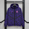 2026/2027 Black & Purple Casual Windbreaker