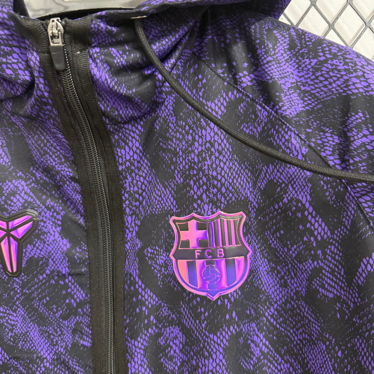 2026/2027 Black & Purple Casual Windbreaker