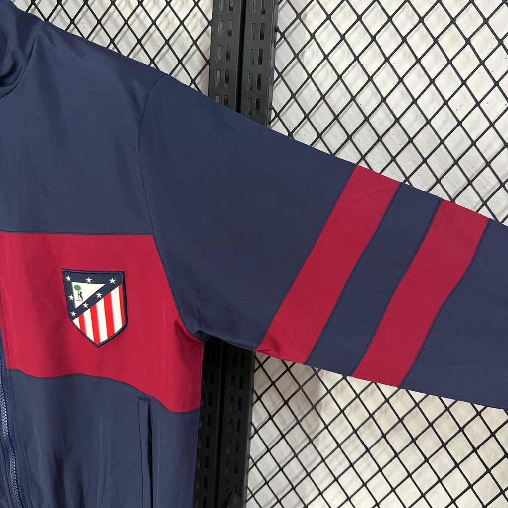 2026/2027 Red & Blue Retro Jacket Casual Windbreaker