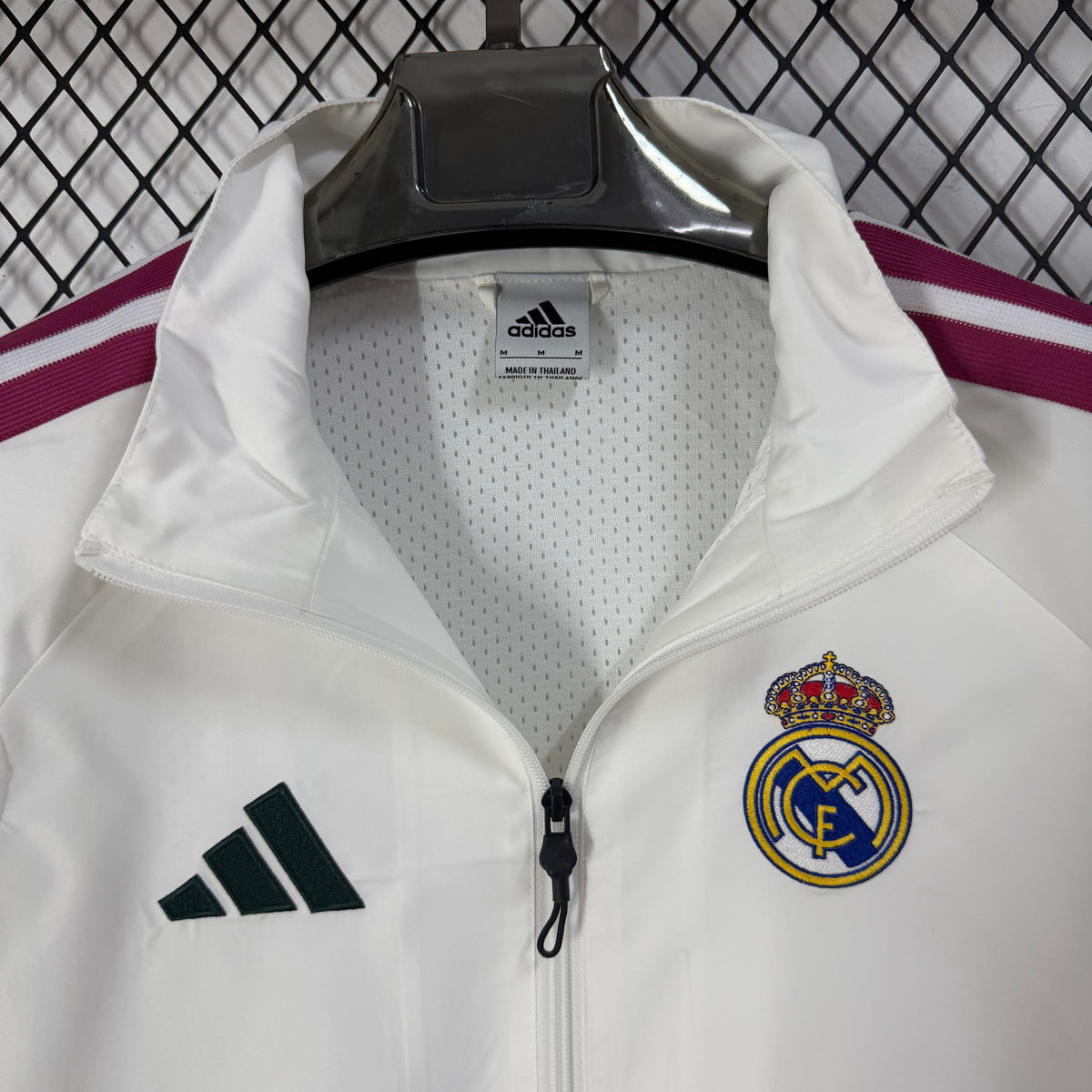 2026/2027 White Casual Training Windbreaker Jacket
