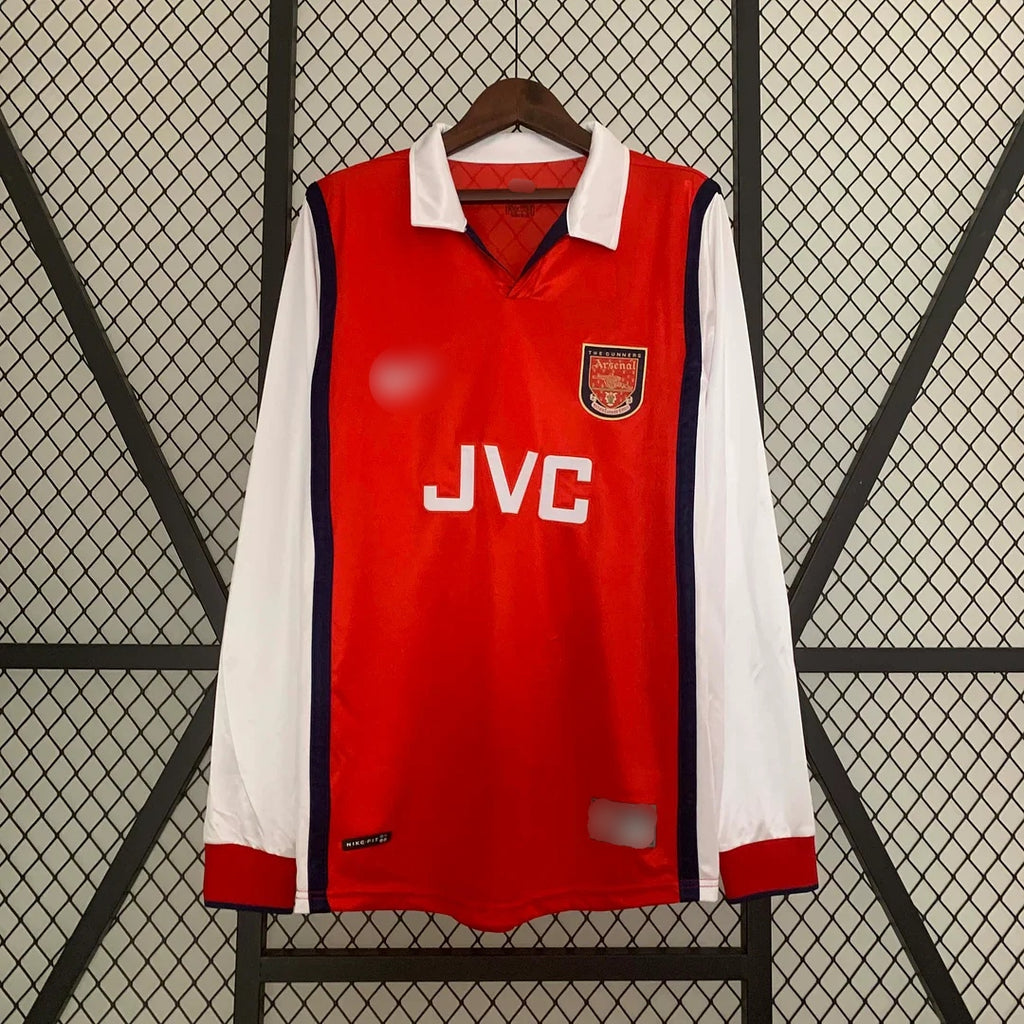 Arsenal 1998/1999 Home Long Sleeve Retro Jersey