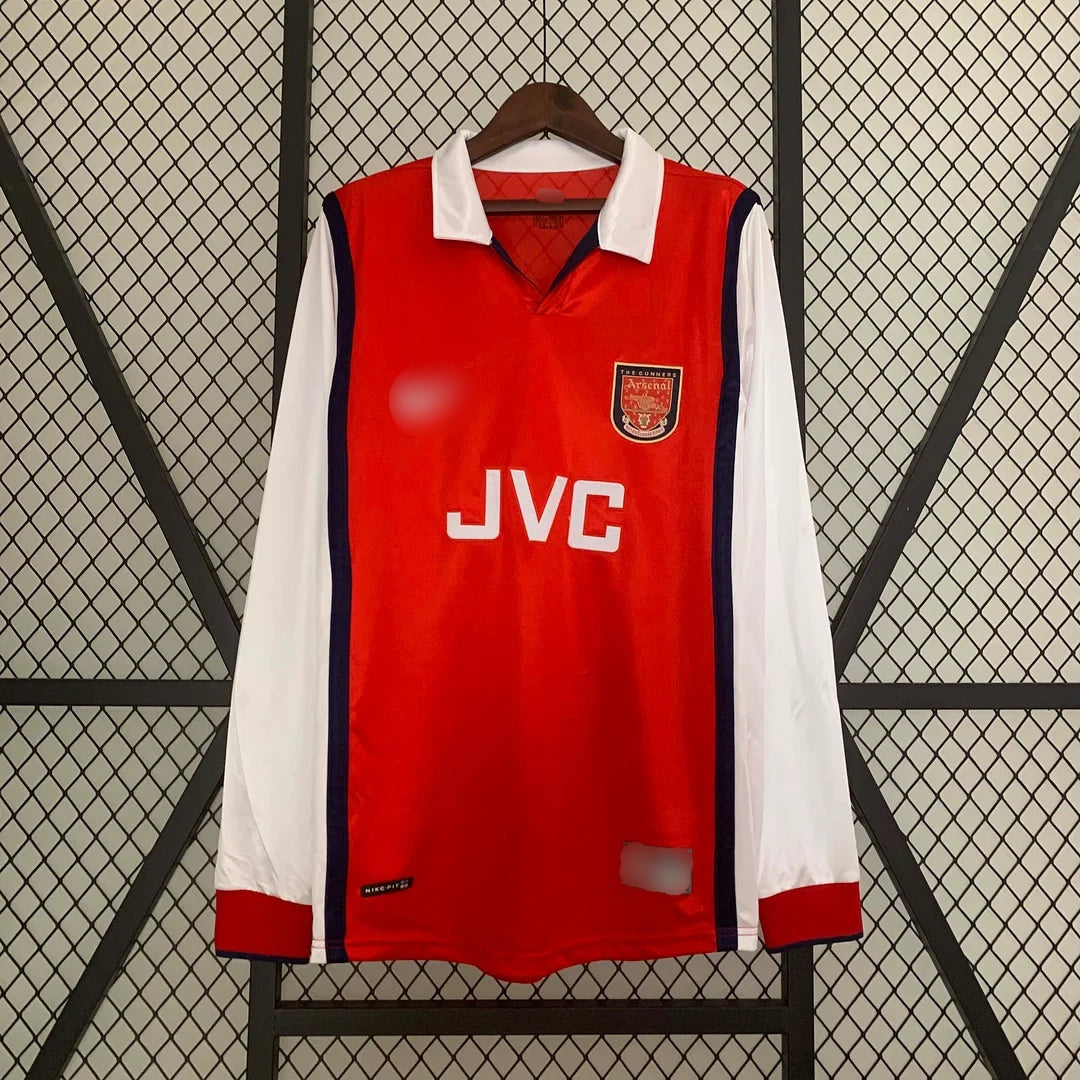 Arsenal 1998/1999 Home Long Sleeve Retro Jersey