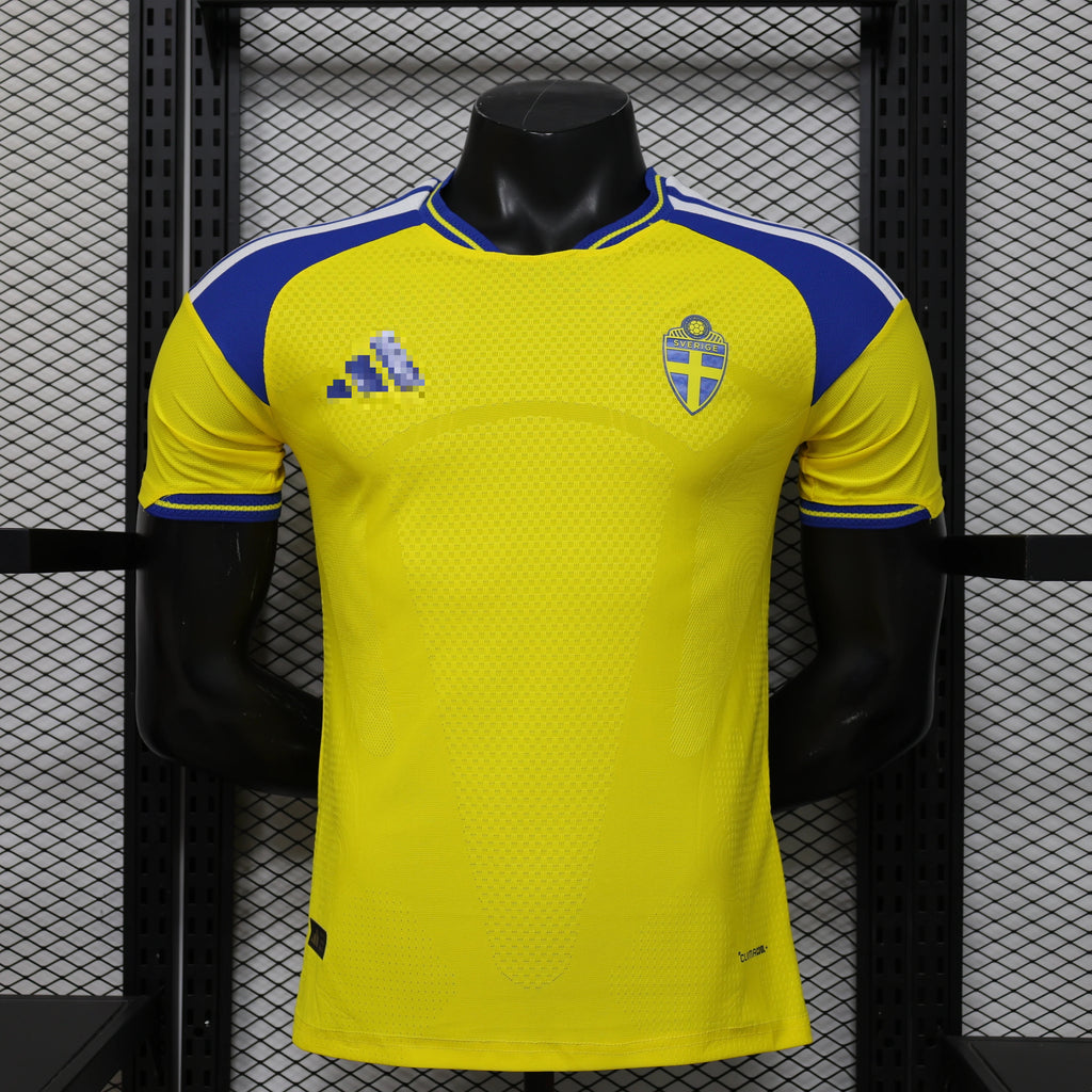 Sweden 2026 World Cup Home Player Jersey