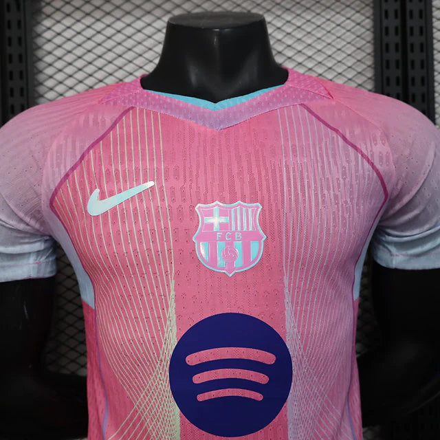 Barcelona Pink Aurora Player Jersey