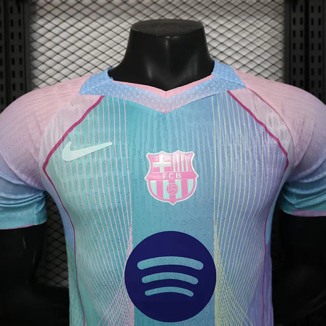Barcelona Blue Aurora Player Jersey