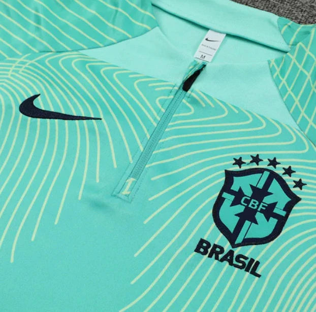 Brazil Green/Dark Blue Tracksuit