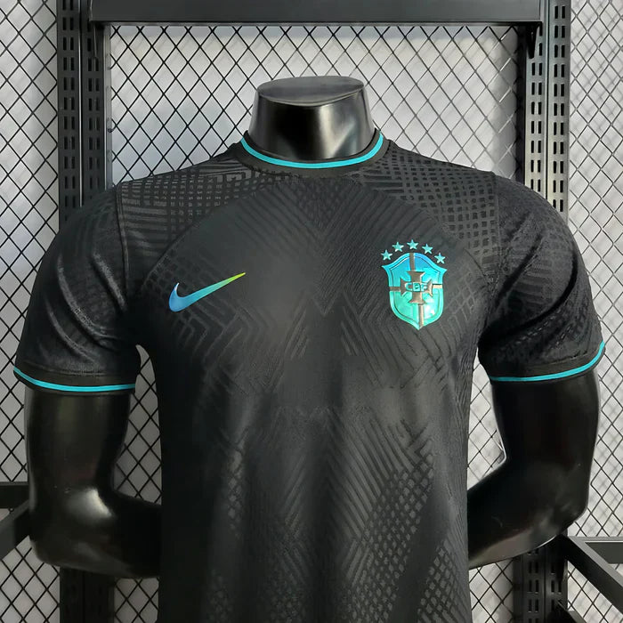 Brazil Black Emerald Player Jersey