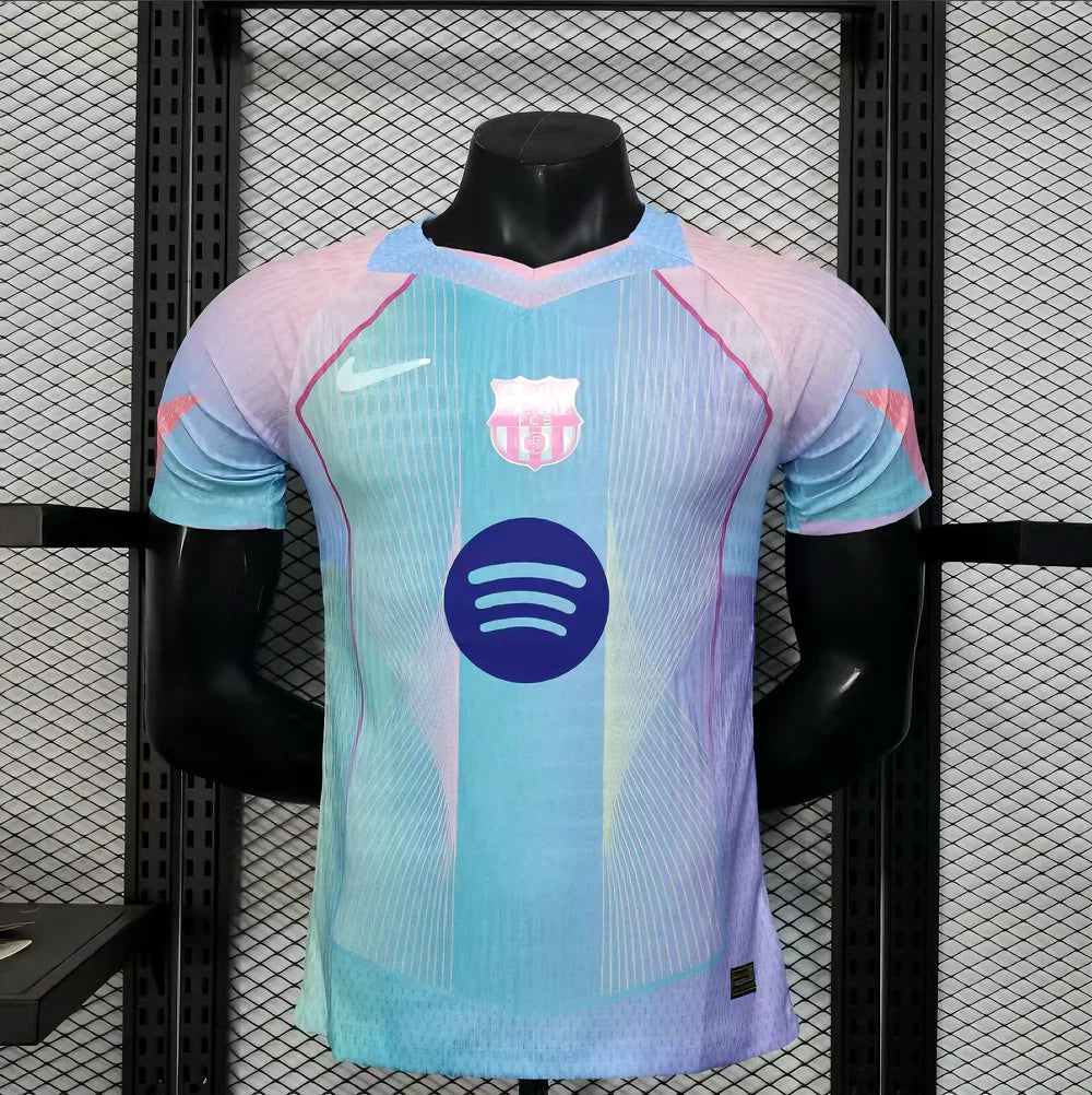 Barcelona Blue Aurora Player Jersey