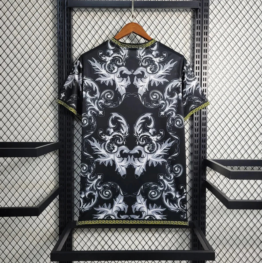 Italy Black Versace Jersey