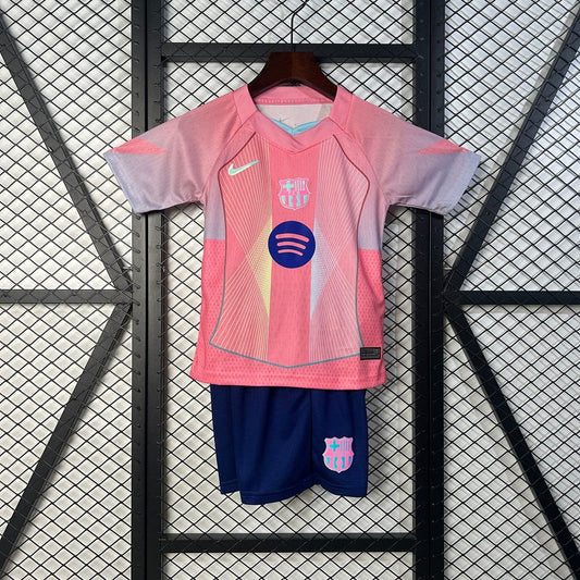 Barcelona Pink Aurora Jersey Kids Size