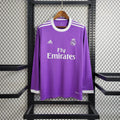 Real Madrid 2016/2017 Away Long Sleeve Retro Jersey