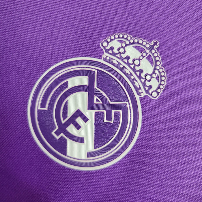 Real Madrid 2016/2017 Away Long Sleeve Retro Jersey