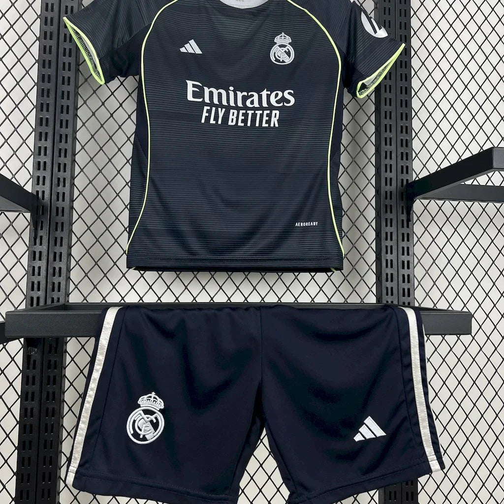 Real Madrid 2025/2026 Away Jersey Kids Size