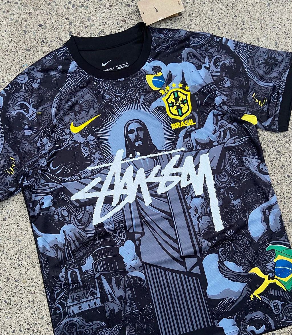 Brazil x Stussy Savior Jersey