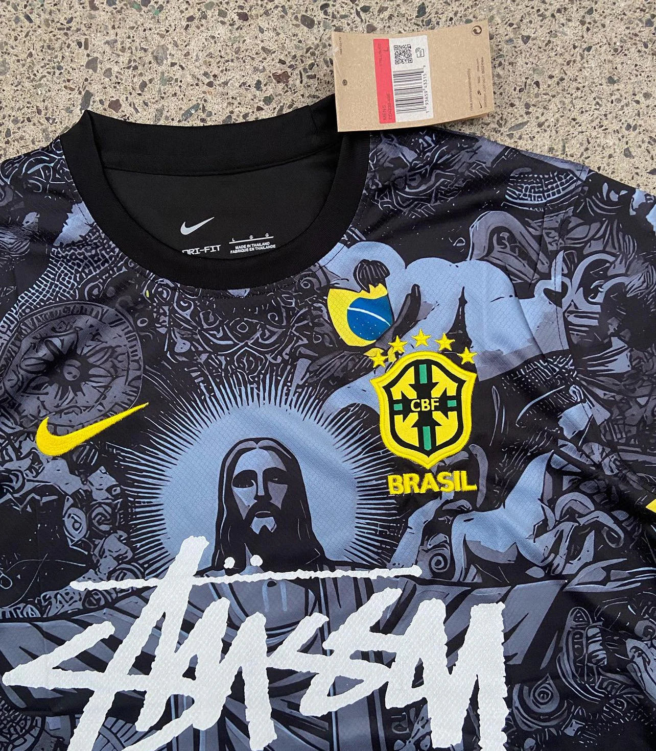 Brazil x Stussy Savior Jersey
