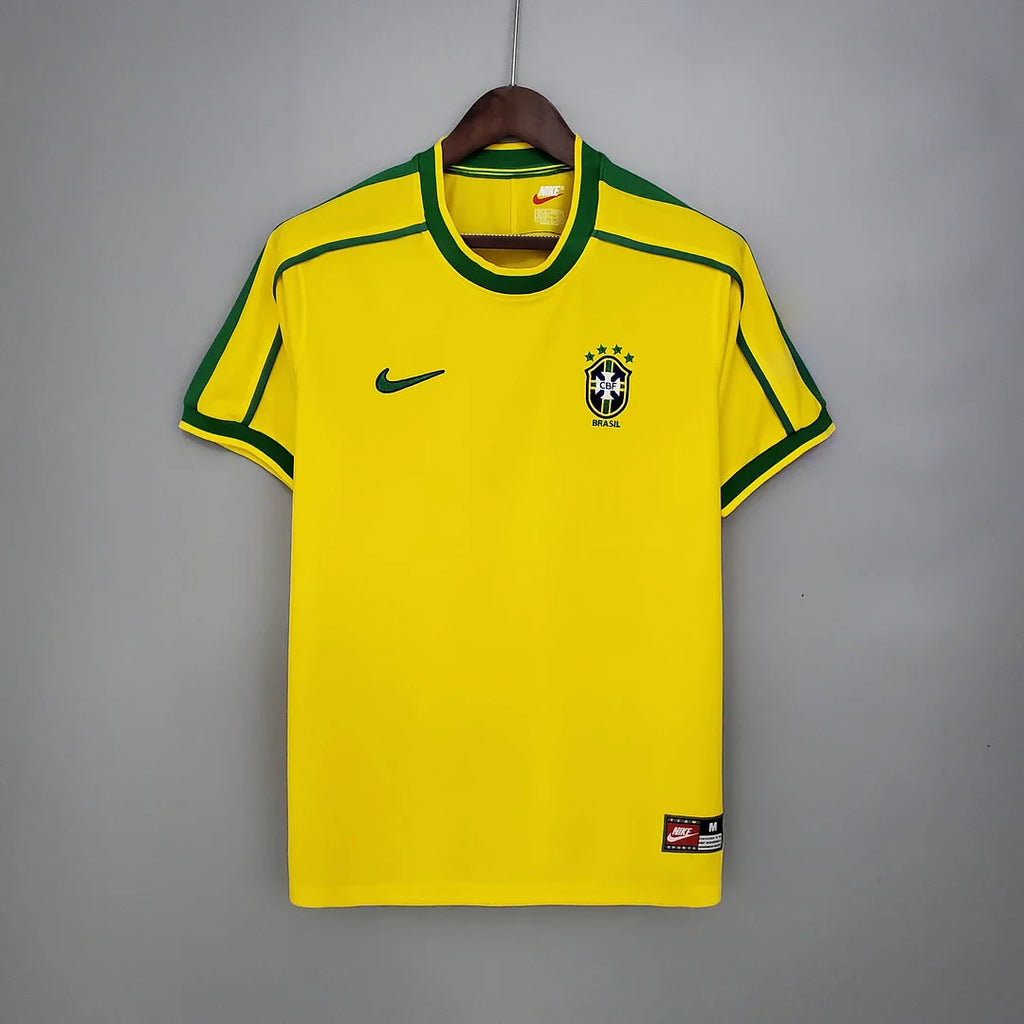 Brazil 1998 Home Retro Jersey