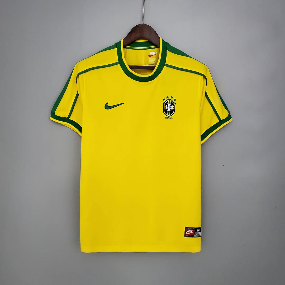 Brazil 1998 Home Retro Jersey