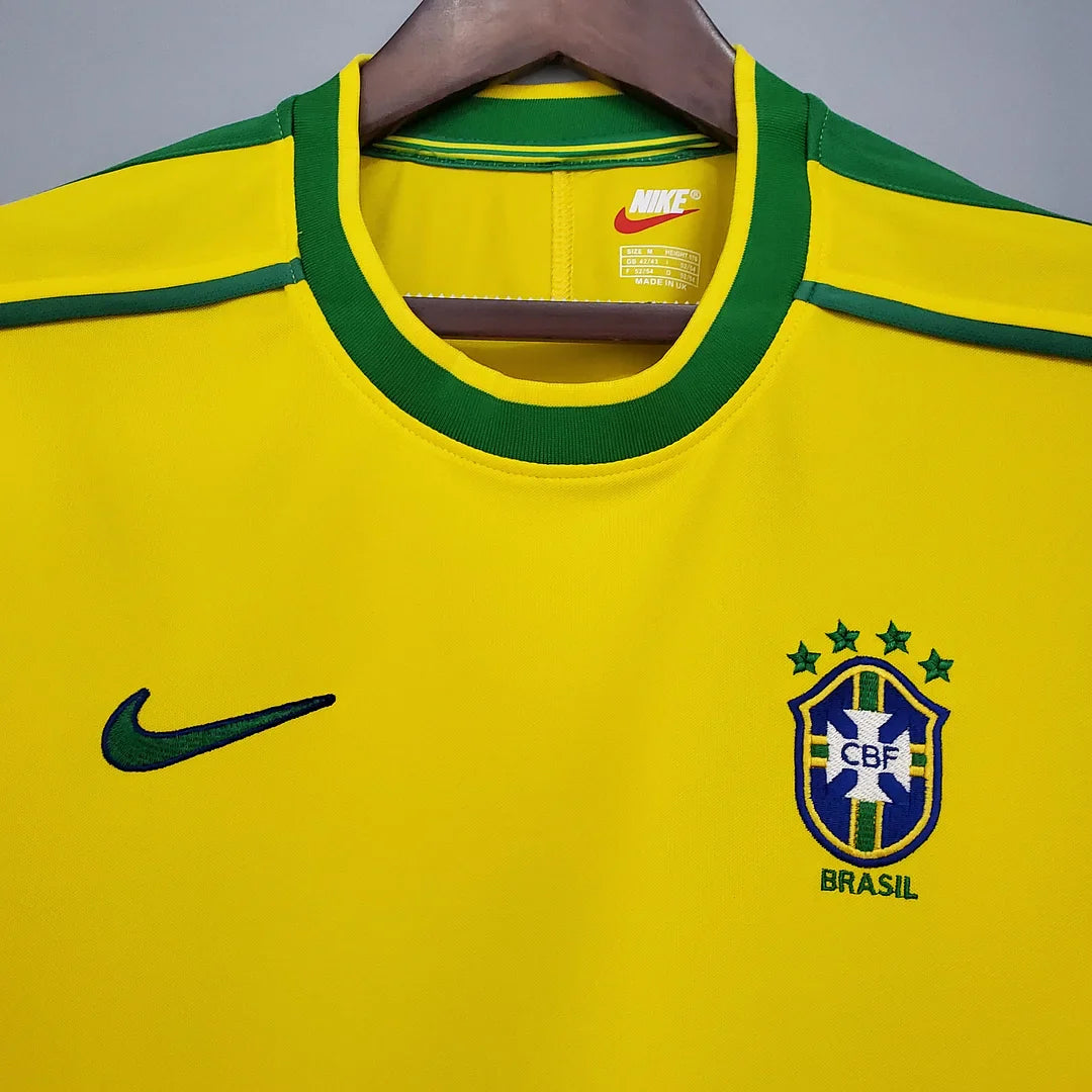 Brazil 1998 Home Retro Jersey