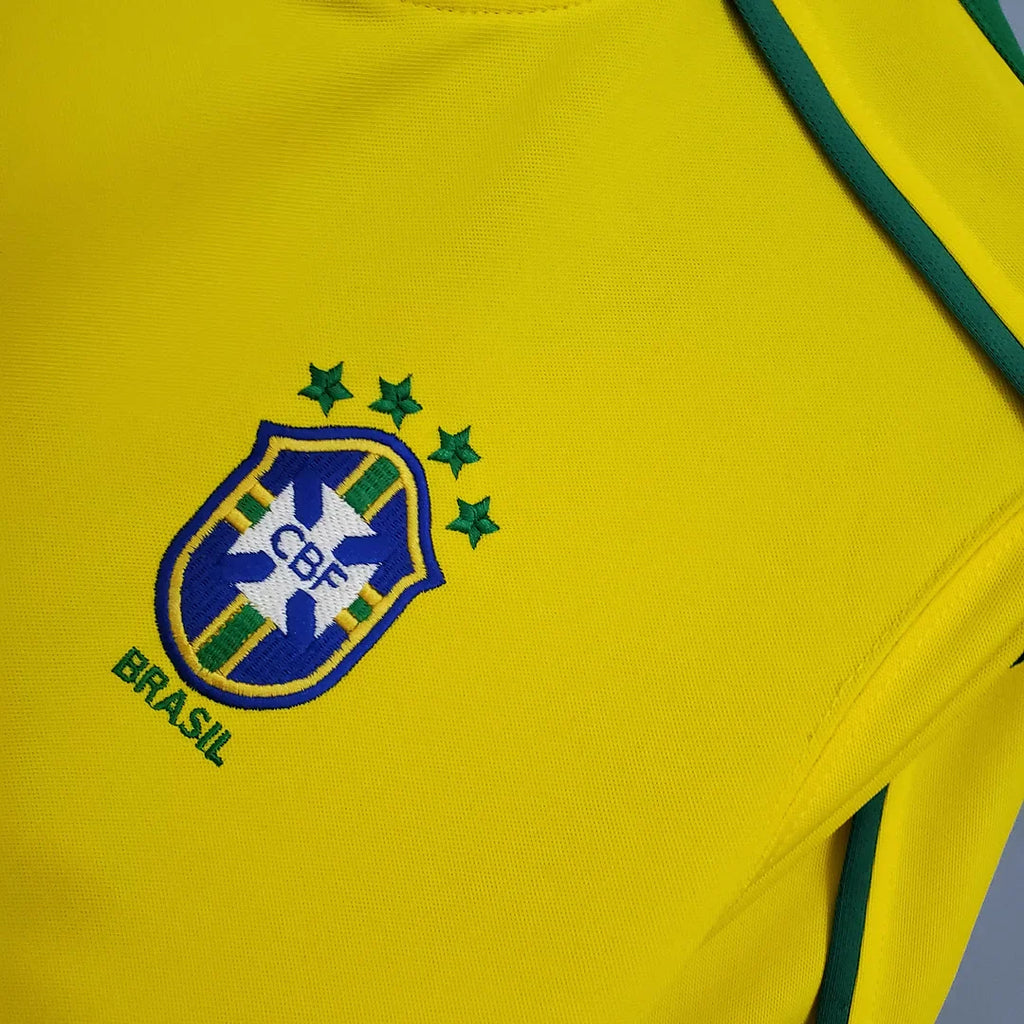 Brazil 1998 Home Retro Jersey