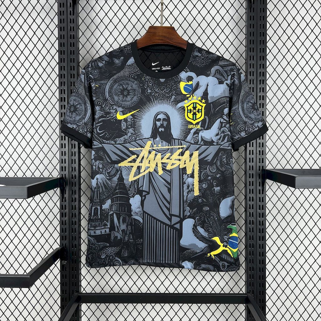 Brazil x Stussy Savior Jersey