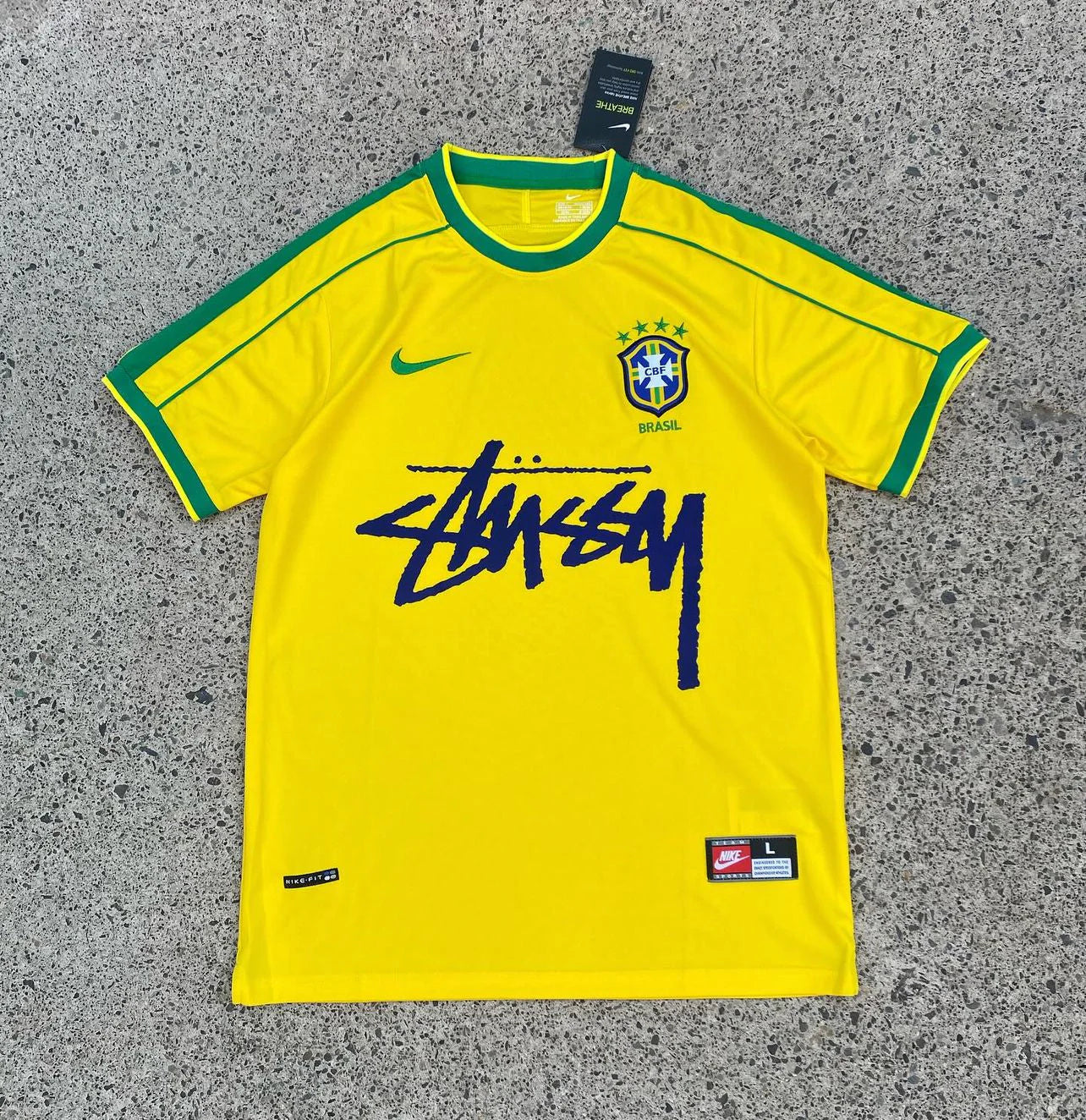 Brazil 1998 x Stussy Jersey