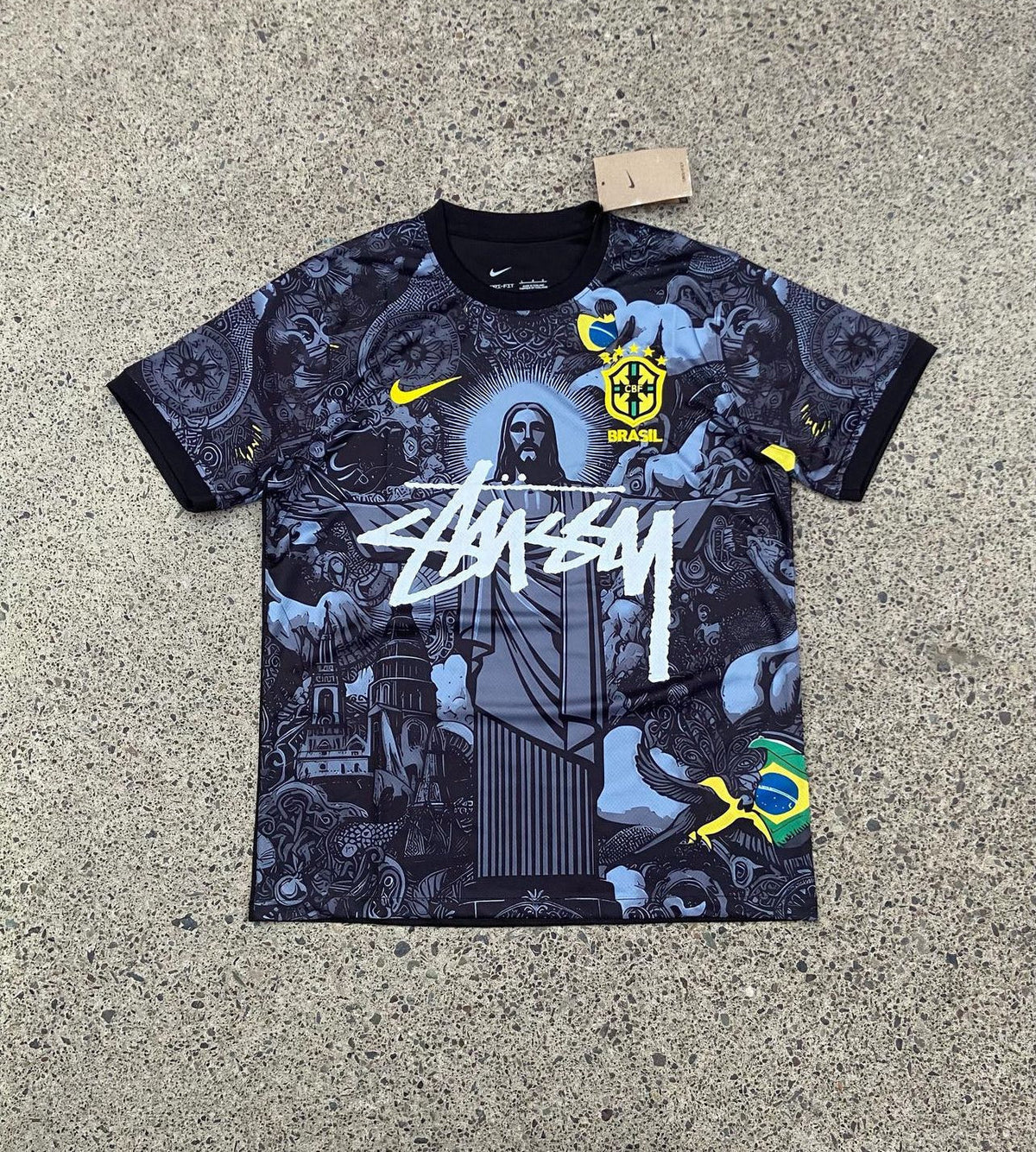 Brazil x Stussy Savior Jersey