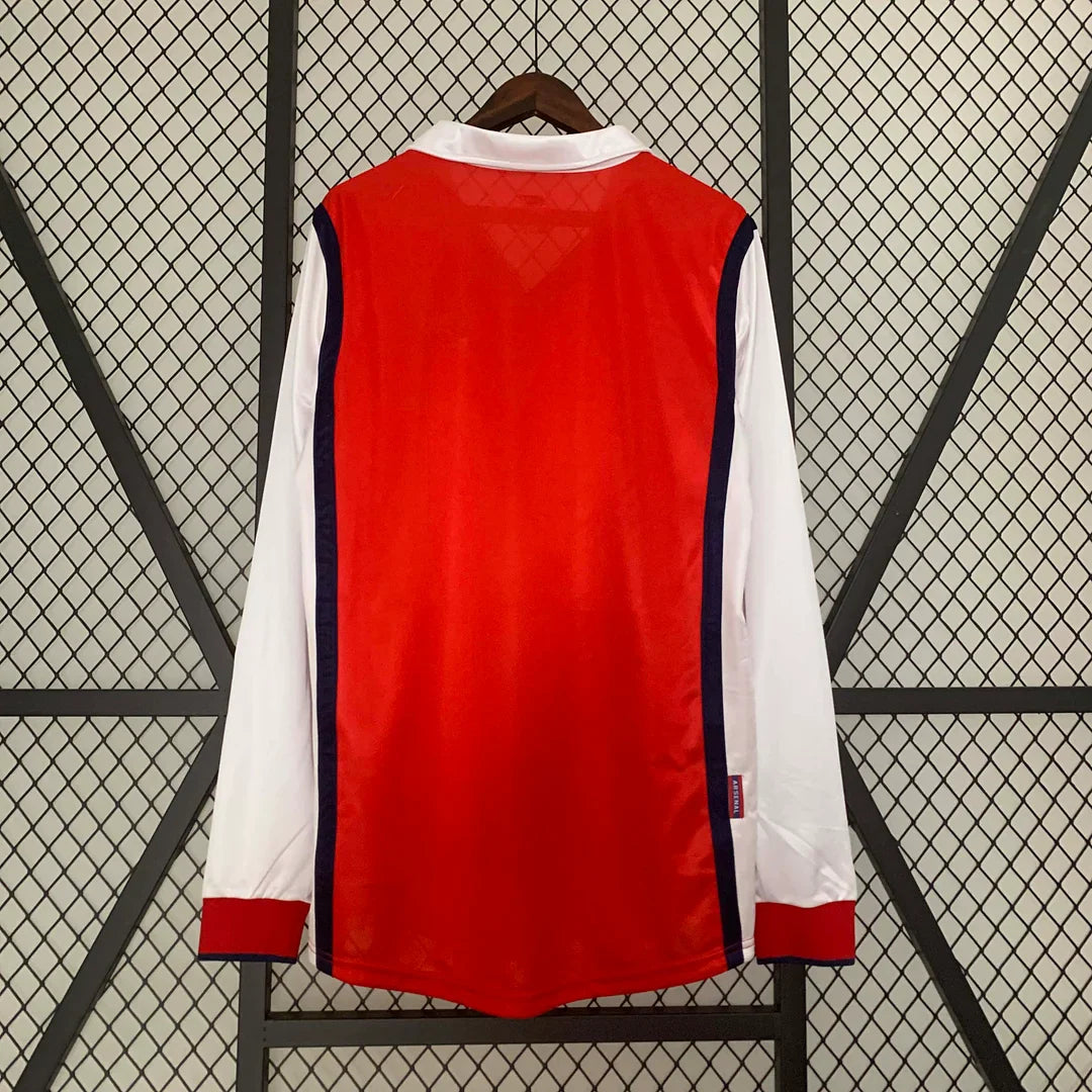 Arsenal 1998/1999 Home Long Sleeve Retro Jersey
