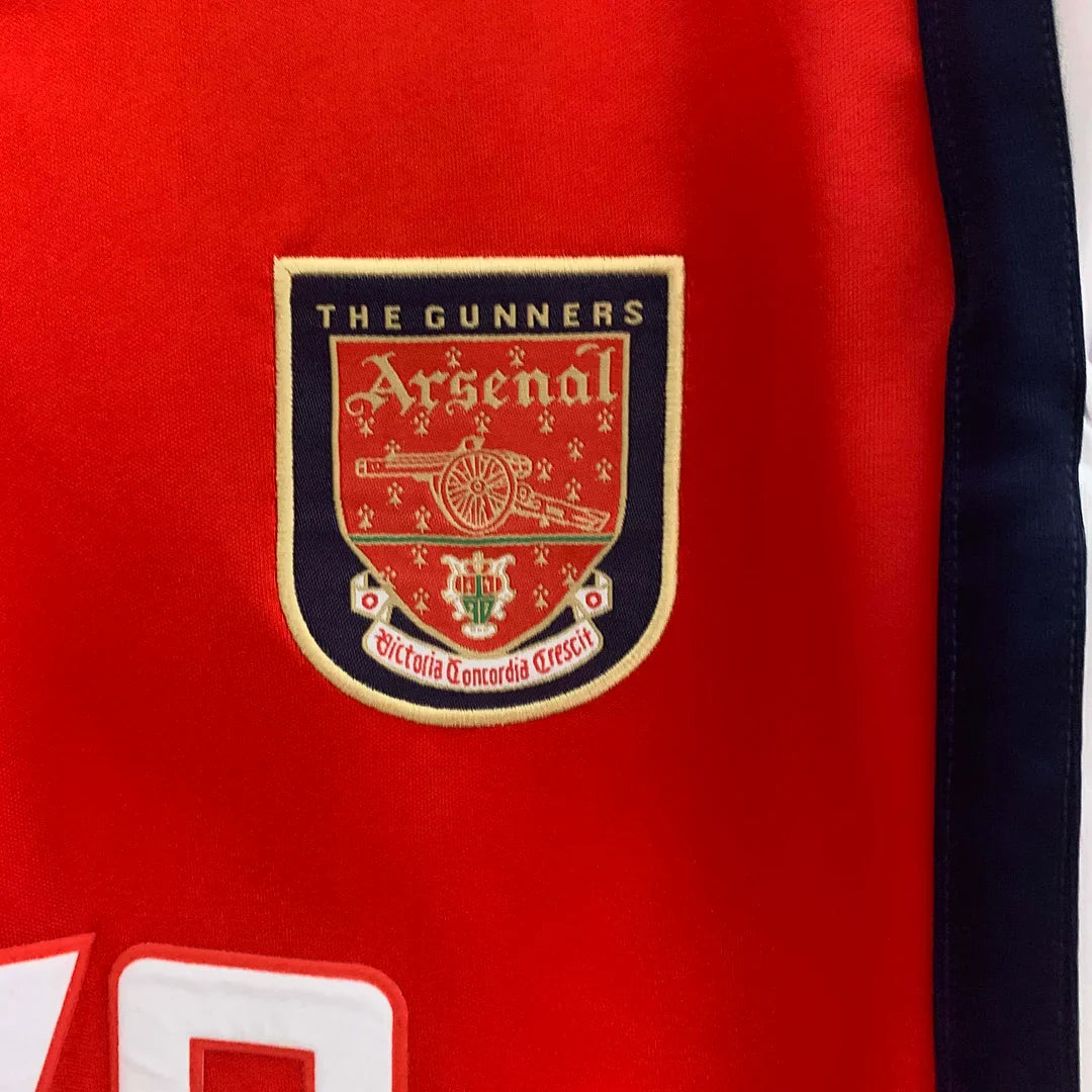 Arsenal 1998/1999 Home Long Sleeve Retro Jersey