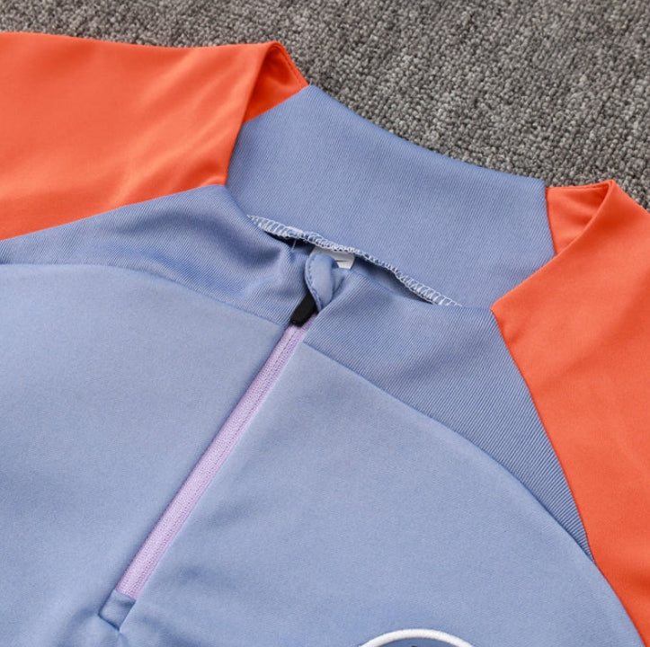 Inter Milan Light Blue and Orange Tracksuit