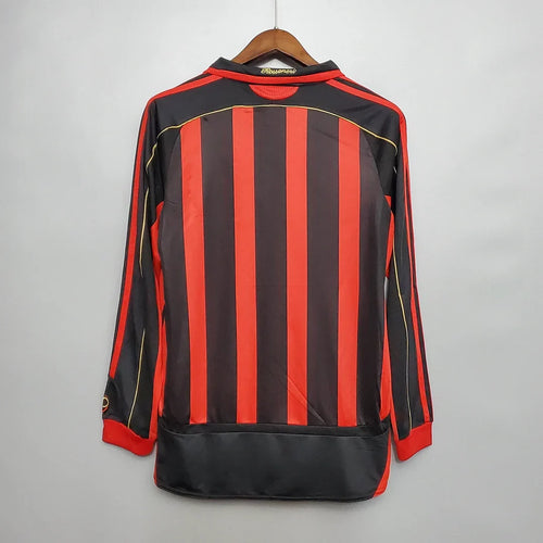 AC Milan 2006/2007 Home Long Sleeve Retro Jersey