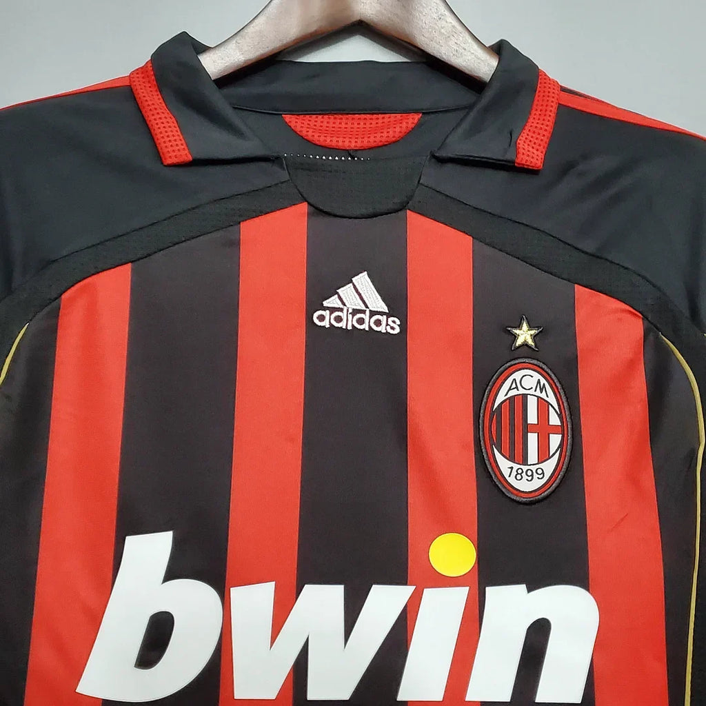 AC Milan 2006/2007 Home Long Sleeve Retro Jersey