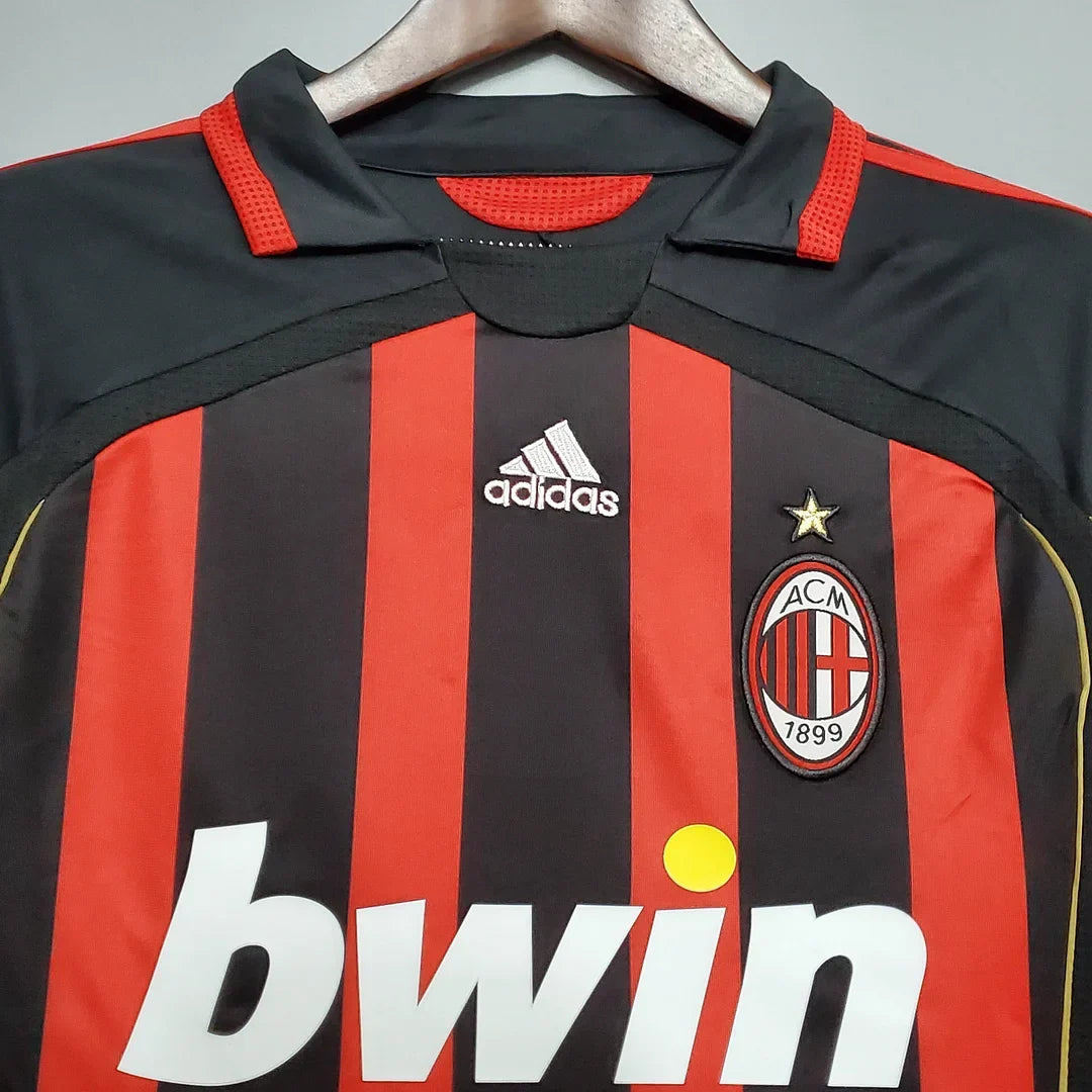 AC Milan 2006/2007 Home Long Sleeve Retro Jersey