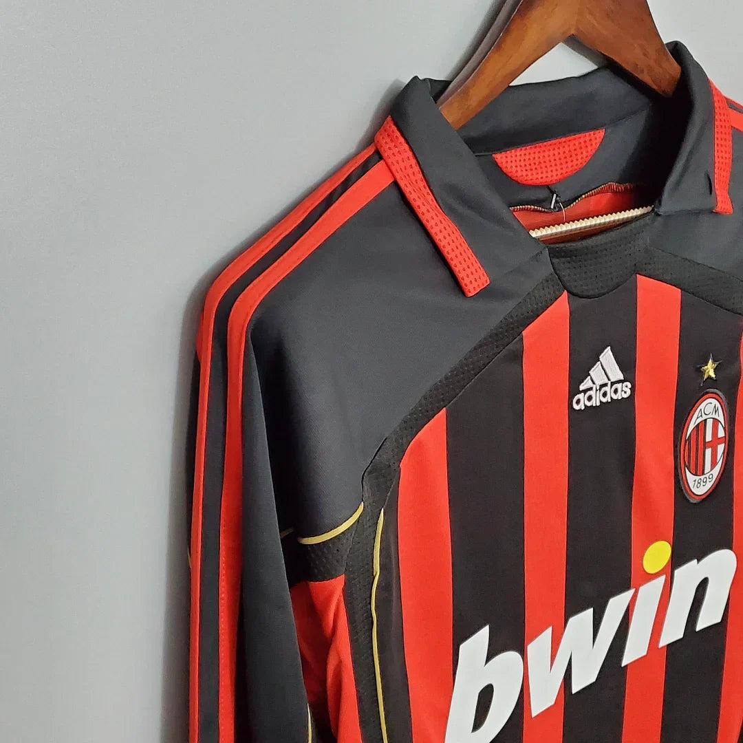 AC Milan 2006/2007 Home Long Sleeve Retro Jersey