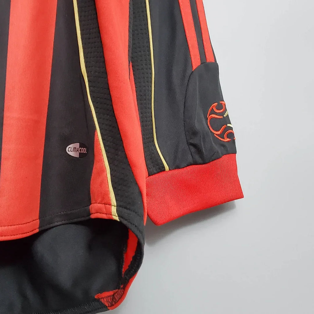 AC Milan 2006/2007 Home Long Sleeve Retro Jersey