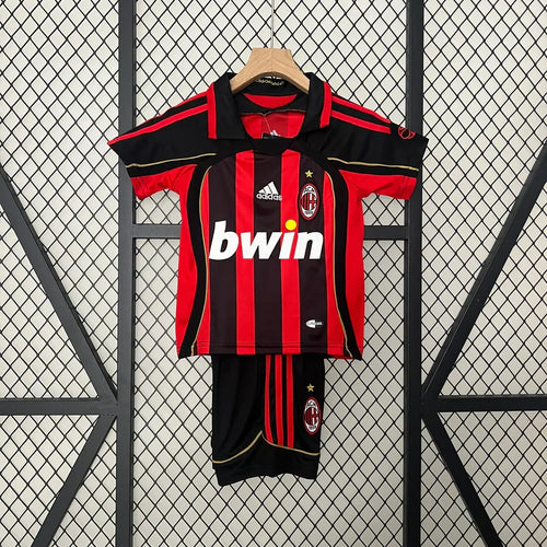 AC Milan 2006/2007 Home Retro Jersey Kids Size