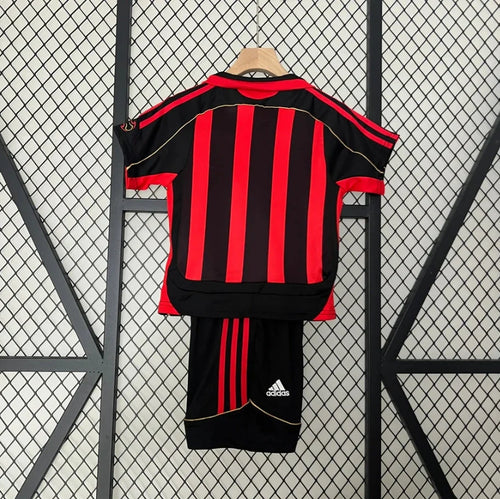 AC Milan 2006/2007 Home Retro Jersey Kids Size