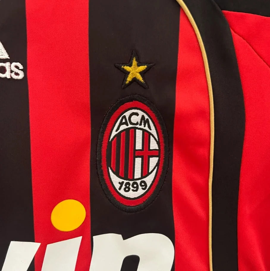 AC Milan 2006/2007 Home Retro Jersey Kids Size