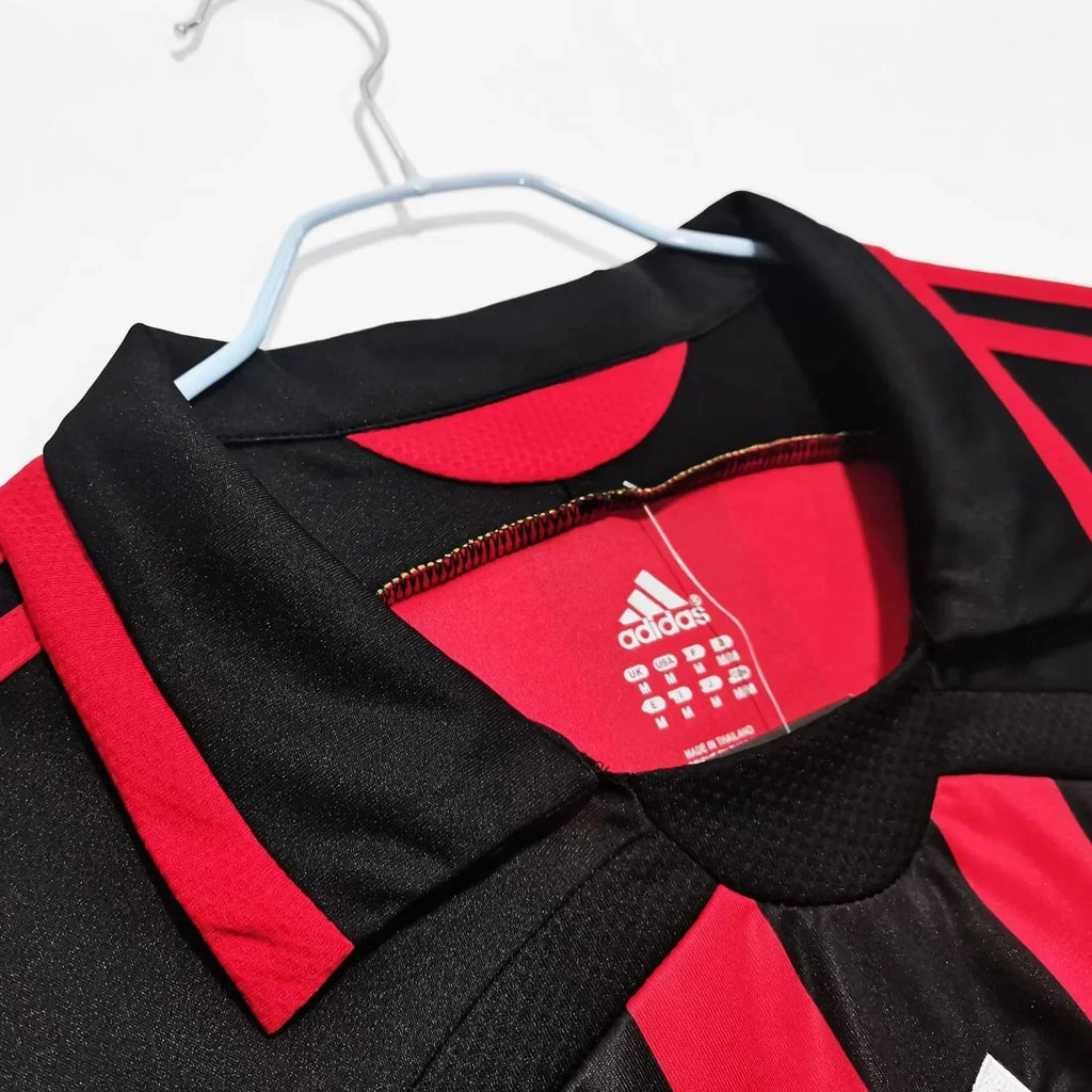 AC Milan 2007/2008 Home Long Sleeve Retro Jersey