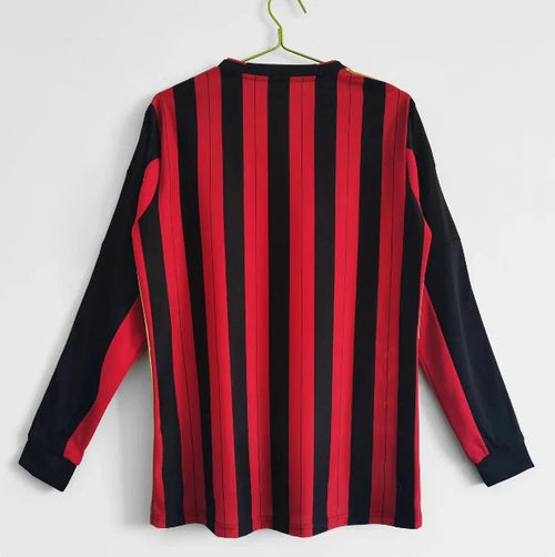 AC Milan 2013/2014 Home Long Sleeve Retro Jersey