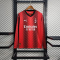 AC Milan 2023/2024 Home Long Sleeve Jersey