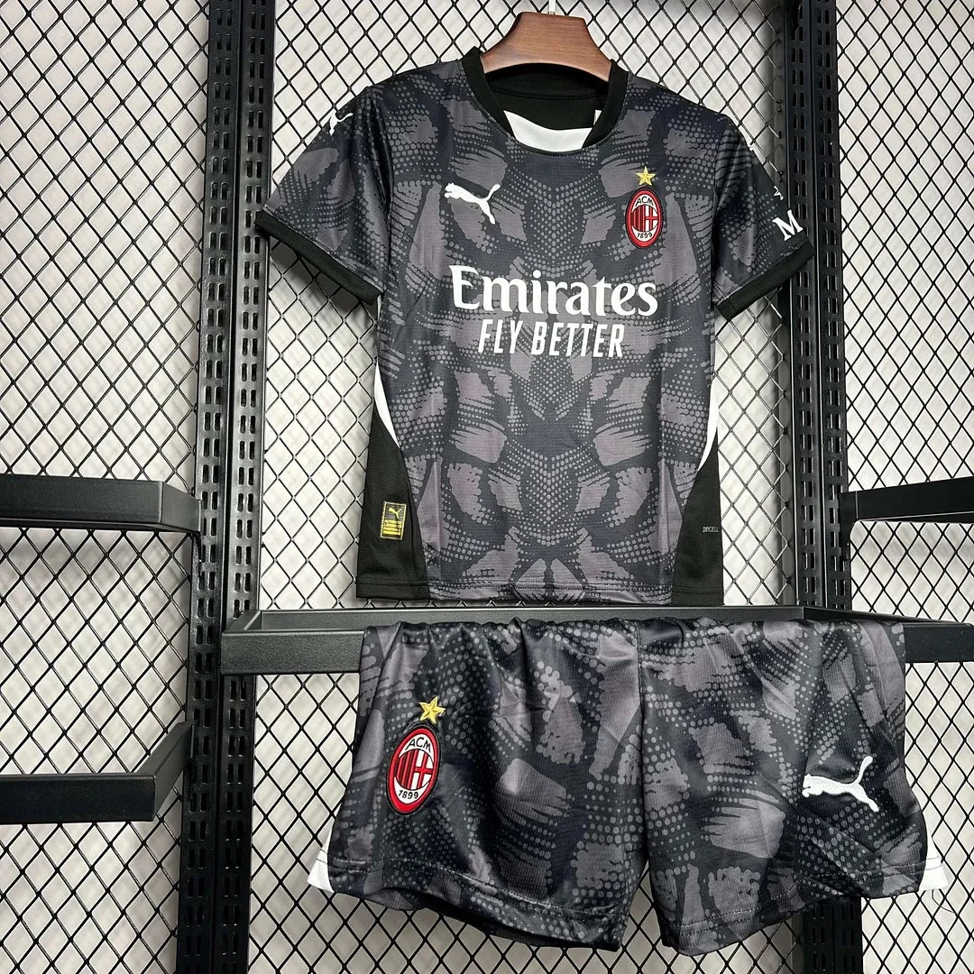 AC Milan 2024/2025 Goalkeeper Kit Kids Size