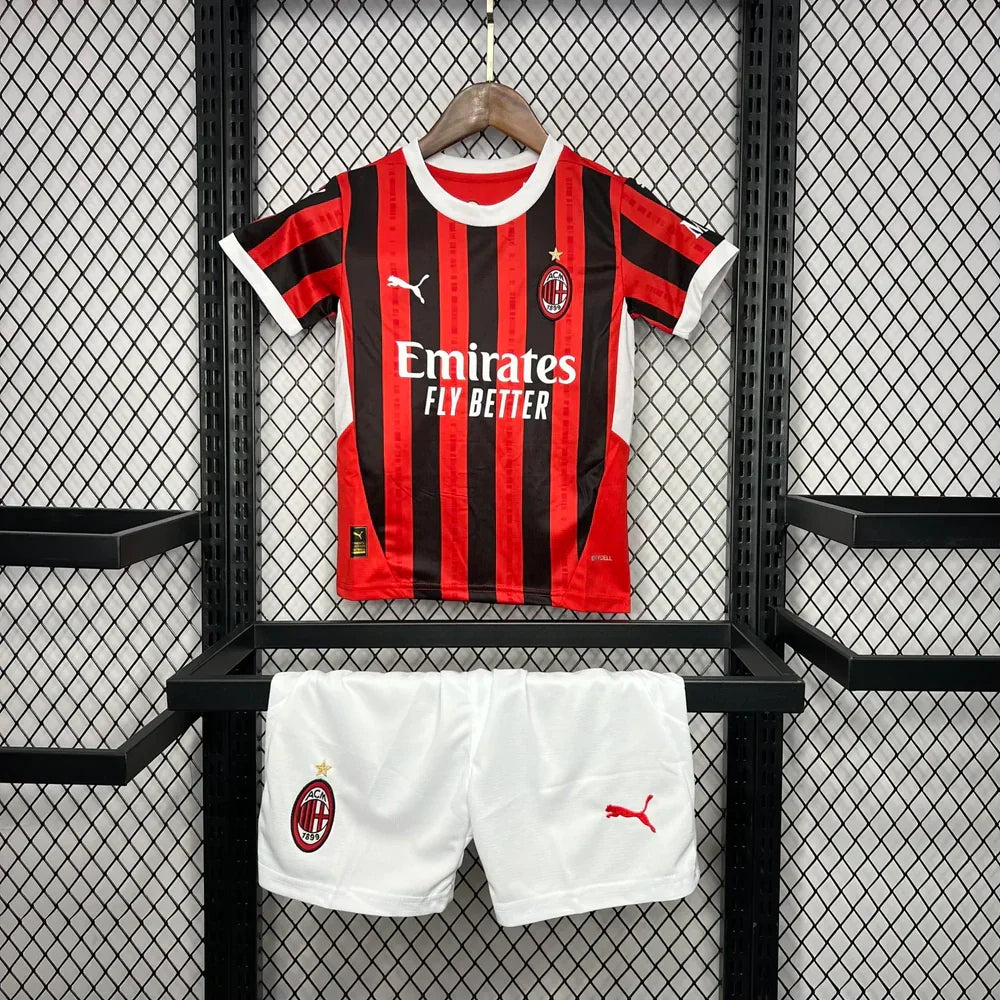 AC Milan 2024/2025 Home Jersey Kids Size