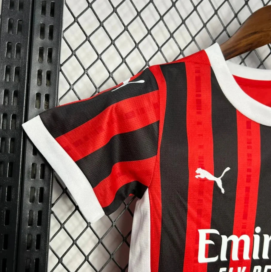 AC Milan 2024/2025 Home Jersey Kids Size