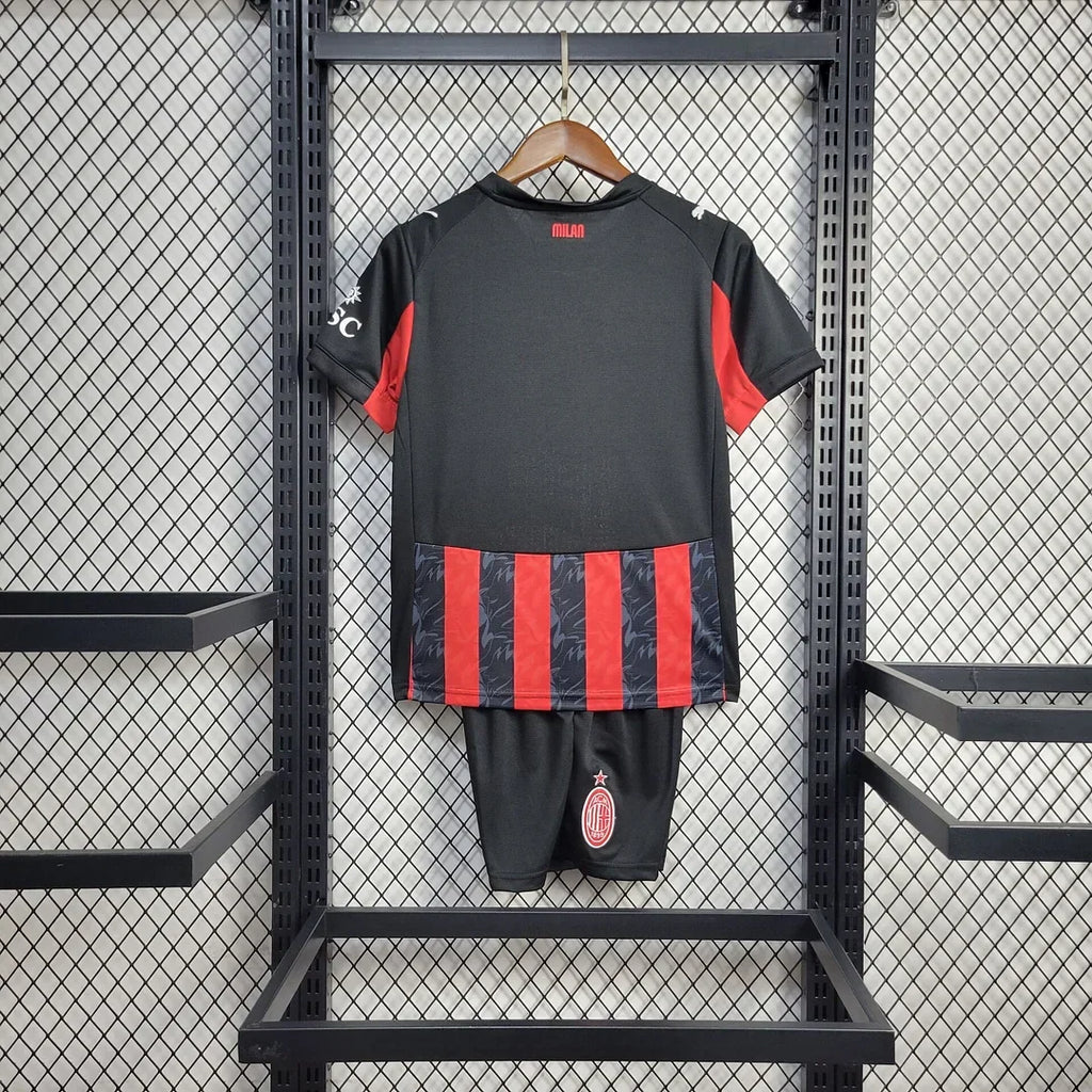 AC Milan 2025/2026 Home Jersey Kids Size