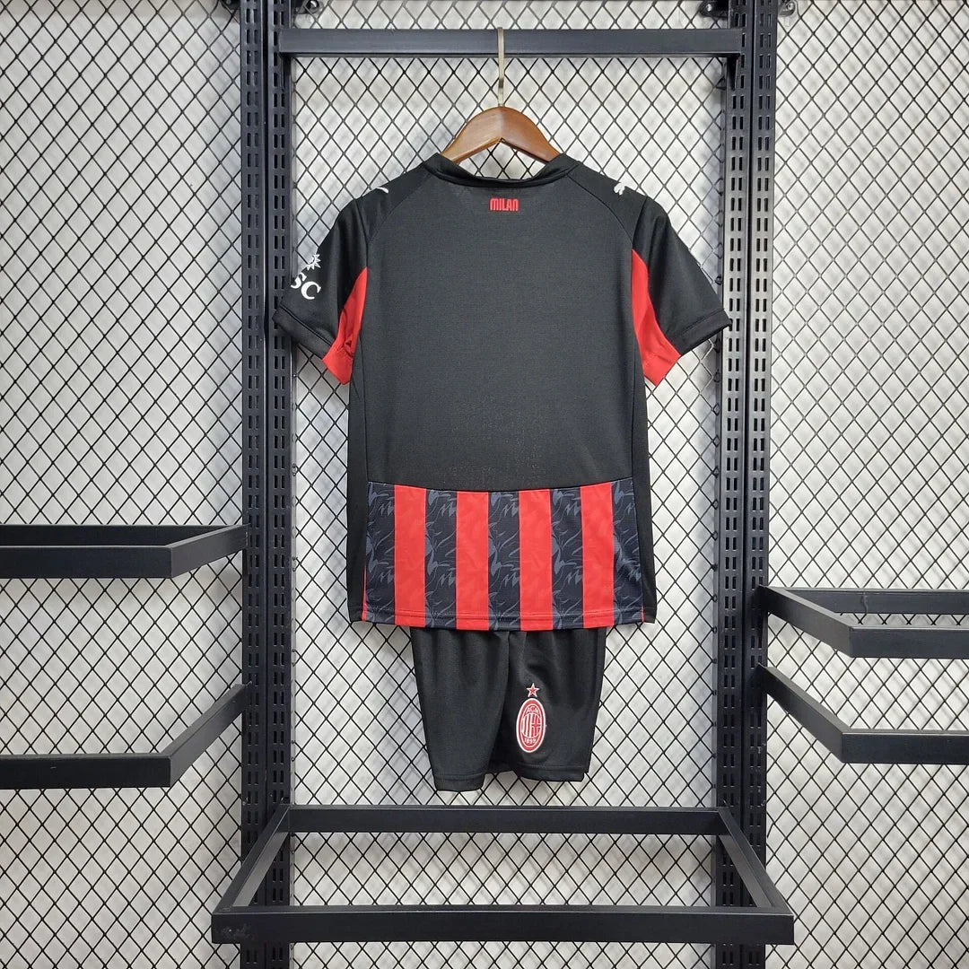 AC Milan 2025/2026 Home Jersey Kids Size