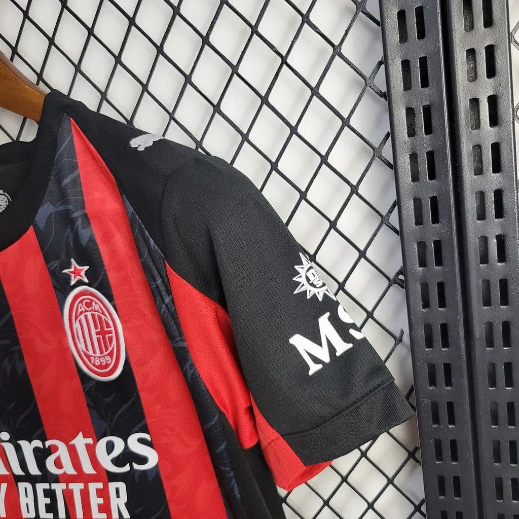 AC Milan 2025/2026 Home Jersey Kids Size