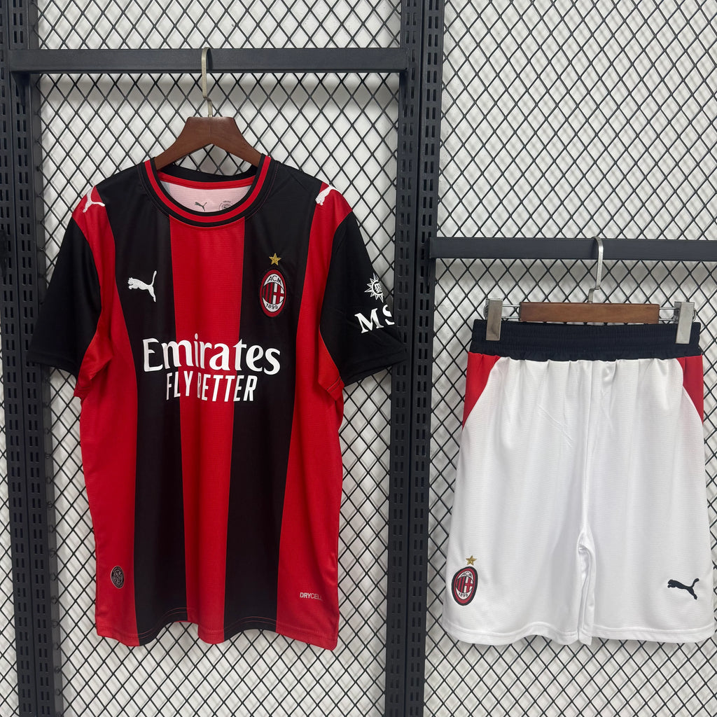 AC Milan 2026/2027 Home Kit Kids Size