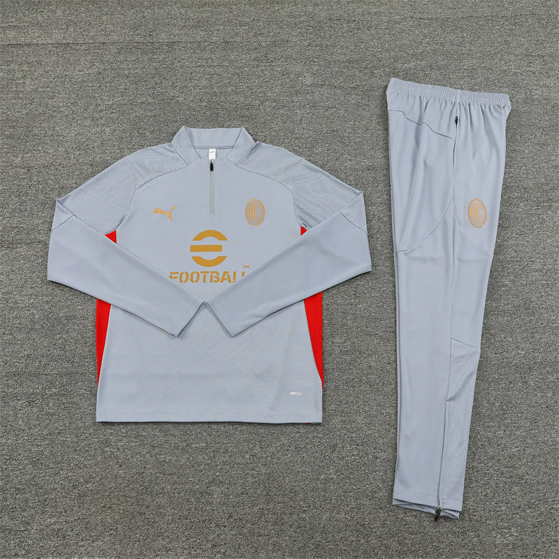 AC Milan Grey Tracksuit