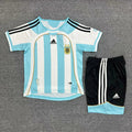 Argentina 2006 Home Retro Jersey Kids Size