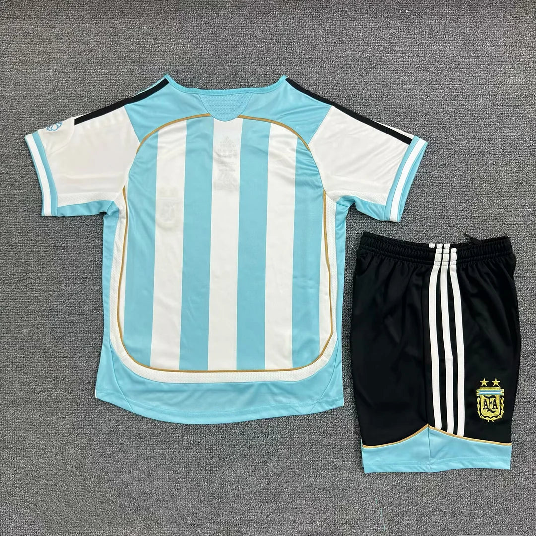 Argentina 2006 Home Retro Jersey Kids Size